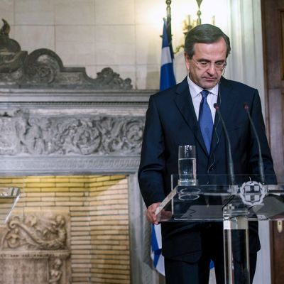 Angela Merkel ja Antonis Samaras