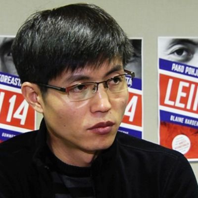 Shin Dong-hyuk Leiri 14 -kirjan suomennoksen julkaisutilaisuudessa Helsingissä 6.9.2012