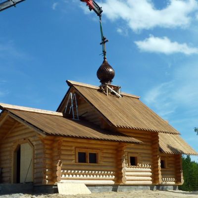 rukoushuone, ortodoksinen, hirsirakennus, tsasouna, Kajaani.