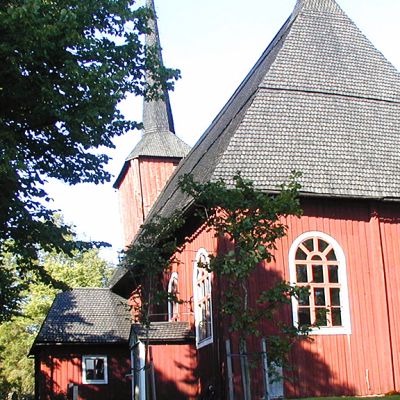 Ulrika Eleonoran kirkko Kristiinankaupungissa.