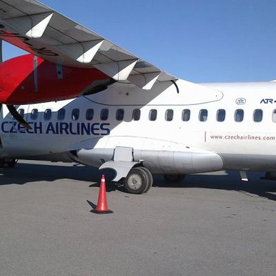 Czech Airlinesin ATR42 -lentokone.