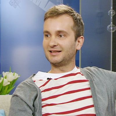Vieraana "Hulluna Saraan" -elokuvan ohjaaja Samuli Valkama.