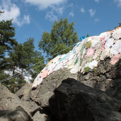 Pallivahakiven pitsihuntu.