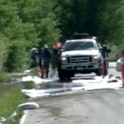 Puhdistusurakoitsijoita Yellowstonen puistossa heinäkuussa.