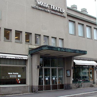 Ulkokuva Wasa Teaterin talosta.