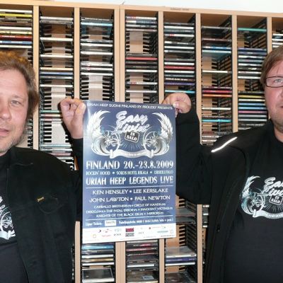 Harri Lahti ja Mauri Jokela saavat Saloon Uriah Heepin legendat vieraakseen.