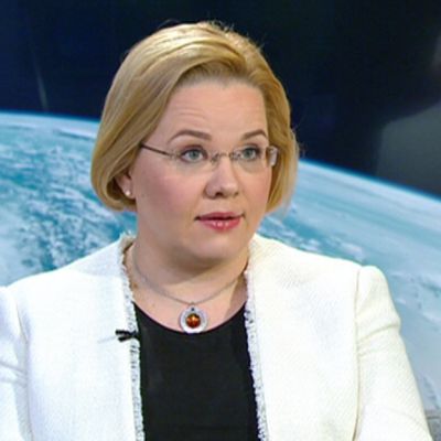 Avaruusfysiikan professori Minna Palmroth.