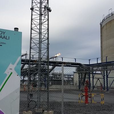 Skangasin LNG-kaasuterminaali Porin Tahkoluodossa