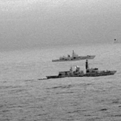 Britannian laivaston alus seurasi venäläisalusta Pohjanmerellä.