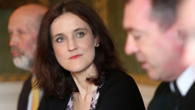 Brittiske ministern med ansvar för Nordirland, Theresa Villiers.