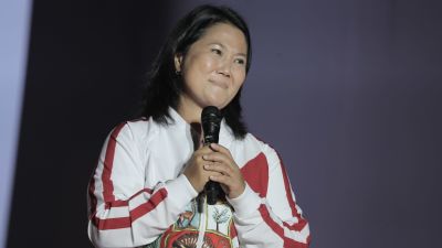 Den peruanska presidentkandidaten Keiko Fujimori.