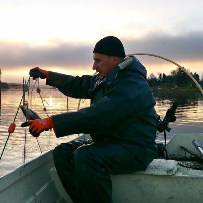 Jukka Pietikäinen verkkoja kokemassa