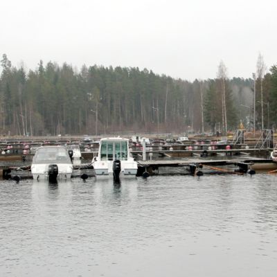 Lammassaaren venesatama Imatralla.