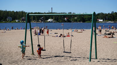 Vaasan Hietasaari, uimaranta