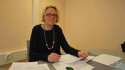 Nadja Suomela, chef för socialarbetet på Vasa stad.