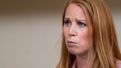 Närbild på Annie Lööf.