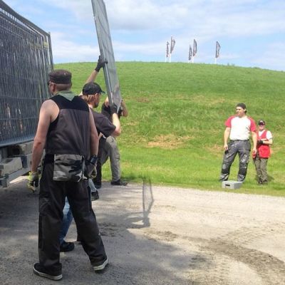 Kantolan tapahtumapuistoa aidataan AC/DC:n konserttia varten