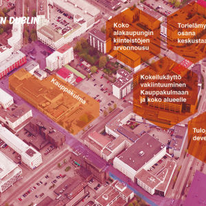 suunnitelmaa Oulun uudistamiseksi, havainnekuva