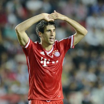 Bayern Münchenin Javi Martinezin reaktio.