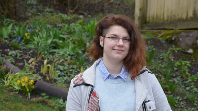 Saranna Sandström har frågat folk om Gennarbyviken i sitt examensarbete för yrkeshögskolan Novia