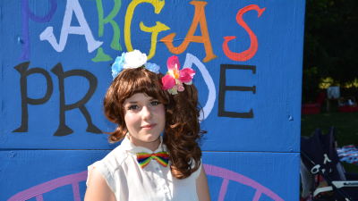 Carolina Wikman är en av initiativtagrna till prideparaden i Pargas.