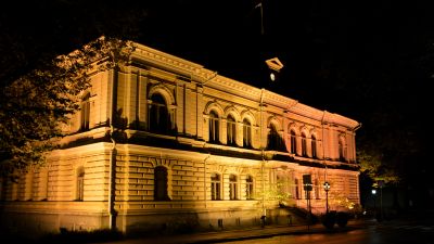 stadshuset i borgå på natten 02.10.15