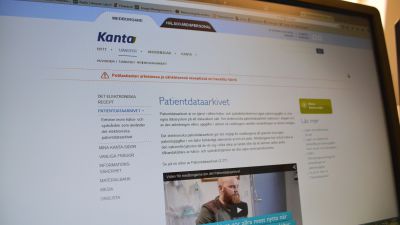 print screen av patientdataarkivet