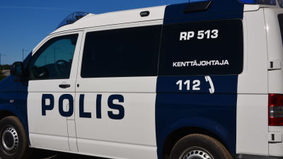 Polisbil i Vasa.