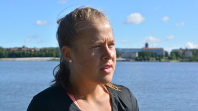 Aino Luoma sysslar med triathlon.