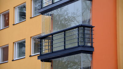Fasad till bostadshus