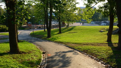 Puolalaparken i Åbo centrum