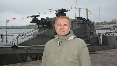 Vd Niko Haro för båttillverkaren Marine Alutech från Teijo i Salo.