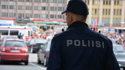Polis i Åbo under Vi har en dröm demonstrationen