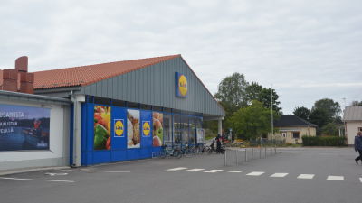 Matbutiken Lidl i Hangö.