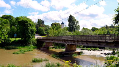 Gamla bron i Forsby och Forsby gård