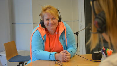 Maria Söderholm i Sportmåndag 10.8.2015.