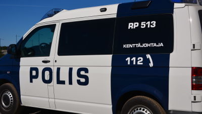 Polisbil i Vasa.
