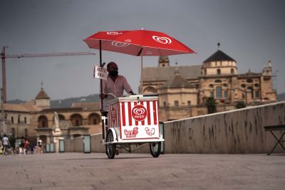 Glassförsäljare i Córdoba