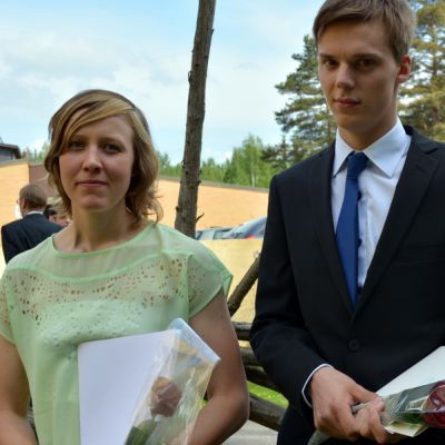 Eeva-Liisa Hakala ja Oskari Huttunen.