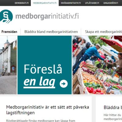 Medborgarinitiativ.fi (printscreen)