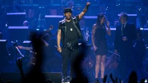 Coolio voitti Grammy-palkinnon Gangsta's Paradise -kappaleellaan. // Kuva: EPA / Grzegorz Michalowski