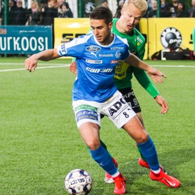 RoPSin Sergio Llamas Pardo ottelussa Kokkolan Pallo-Veikkoja vastaan 28.6.2019 Rovaniemellä.