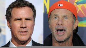 Will Ferrell ja Chad Smith ovat toistensa kaksoisolentoja. // Kuva: EPA / FACUNDO ARRIZABALAGA, EPA / PETER FOLEY