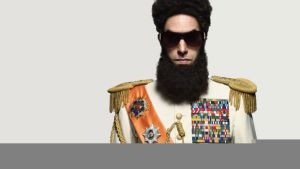 The Dictator -elokuvassa Cohen nähään tämän näköisenä. Mutta Oscar-gaalaan ei ole tulemista tässä asussa. // Kuva: Paramount Pictures