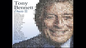 Tony Bennettin Duets II -levyltä löytyy lukuisia muitakin yllättäviä yhteiskappaleita. // Kuva: tonybennett.com