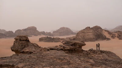 det öde landskapet på planeten Arrakis.