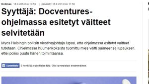 Ylen jatkojuttu aiheesta
