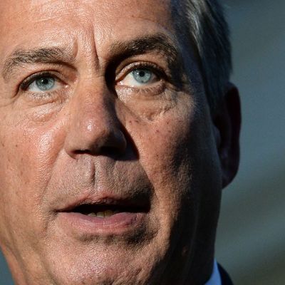 Edustajainhuoneen republikaaninen puhemies John Boehner lehdistötilaisuudessa Washingtonissa 2. lokakuuta.