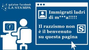 Immigranter är tjuvar av skit, skrev en läsare. Rasism är inte välkommet på denna sida, svarade La Stampa La Stampa nätetikett
