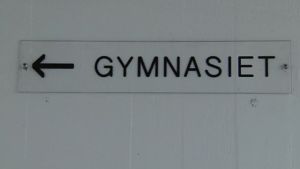 Gymnasiet i Grankulla lockade inte. Nej, jag skulle bort! Hela sex tågstationer bort till Södra Haga i Helsingfors! Gymnasiet